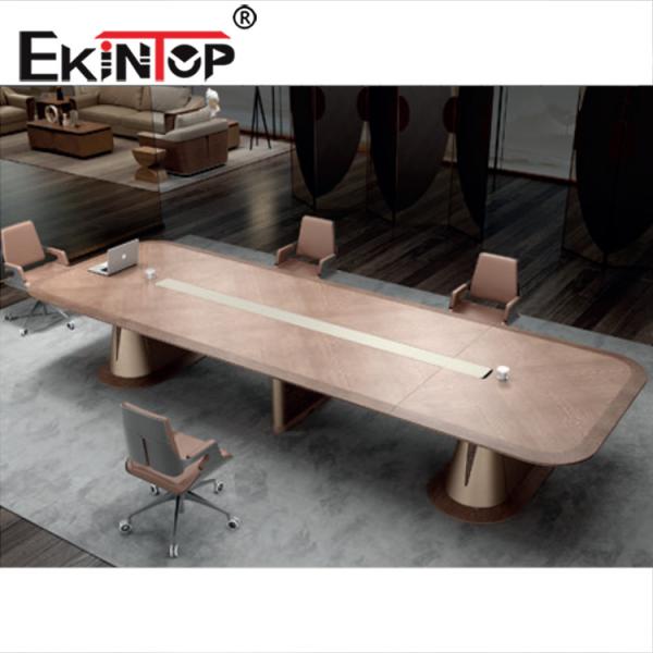 Wood Commercial Conference Table For Office Room 4800×1600×750mm