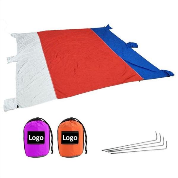 Camping Rug, Beach Blanket Silky Soft 85x72 Boho Sand Proof Beach Blanket Sand Proof Mat with Corner Pockets