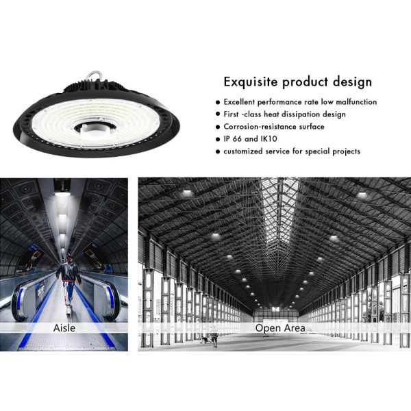 Smart 200 Watt Ufo High Bay Led Light 5 Years  Warranty UL Certificate