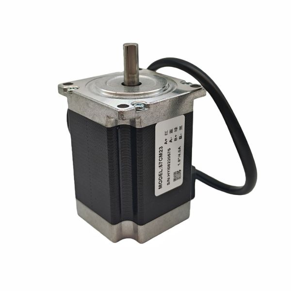 57CM23 NEMA 23 Stepper Motor with 2.3Nm Holding Torque 4A Rated Current and 57mm Frame Size for Industrial Automation