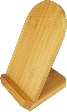 Desktop Phone holder 10W Bamboo made fast Charging Portable Wireless Charger 9V-2-3A