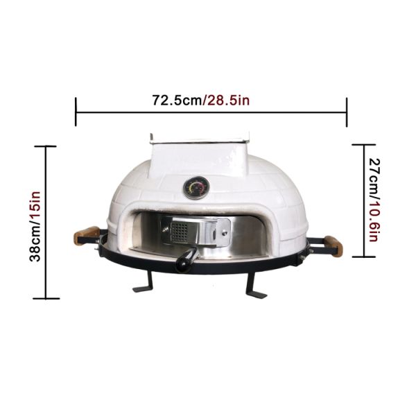 Kimstone Kamado 2025 Outdoor Kitchen Pizza Oven Charcoal  for Indoor Camping Use New Style for Parties