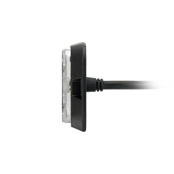 Luces estroboscópicas LED de advertencia de 12-24V IP67, luz estroboscópica para camión, carretilla elevadora, tractor, excavadora