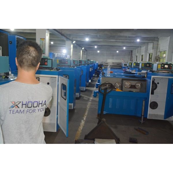 Small Copper Drawing Machine , Continuous Annealing Wire Drawing Equipment