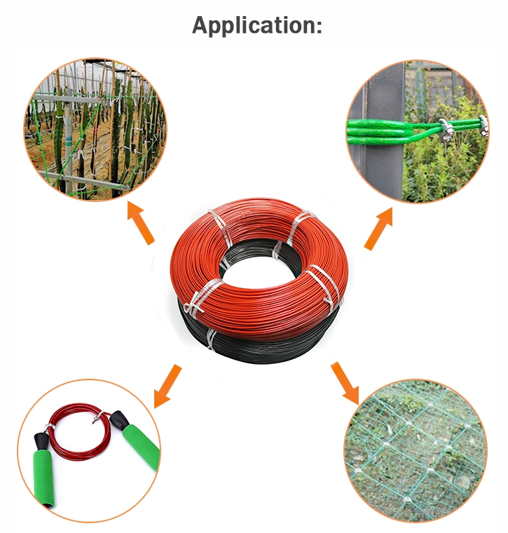 Кабель для тренажеров PU PVC нейлон PE покрытый проволокой из нержавеющей стали 1*7/7*7/1*19/7*19 ±1%