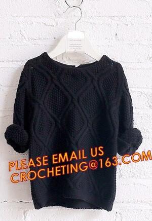 First choice elegant new knitted kids long girls pullover sweater, Appealing look trendy designs for children pullover s