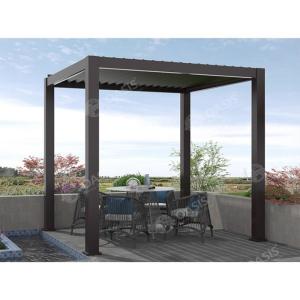 OEM ODM Customized Motorized Aluminum Pergola With Louver Blade For Mansions