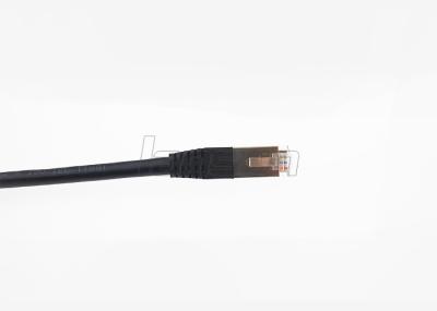 Cabo de Gray Snagless Booted CAT6A STP, cabo de remendo da rede RJ45 Ethernet