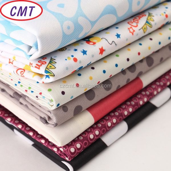 600d Polyester Oxford Printed Fabric Waterproof and Coated for Sun-Resistant Awnings