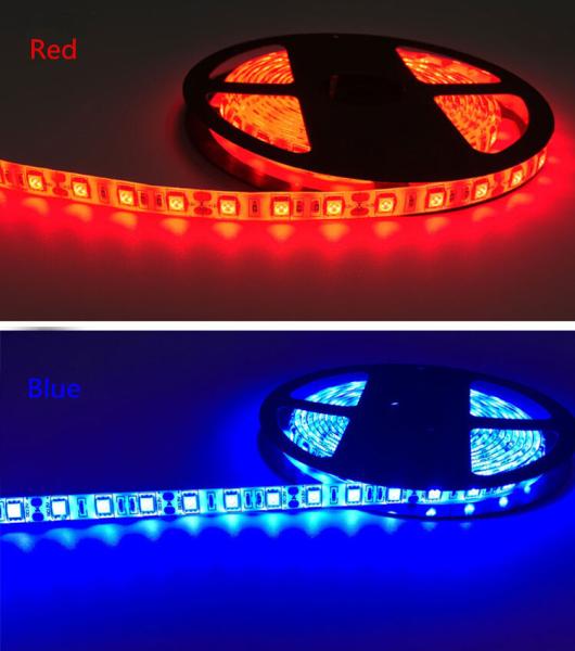 Flexible 24V 5M 5050 RGB Waterproof Led Strip Lights IR Remote ROHS Certification