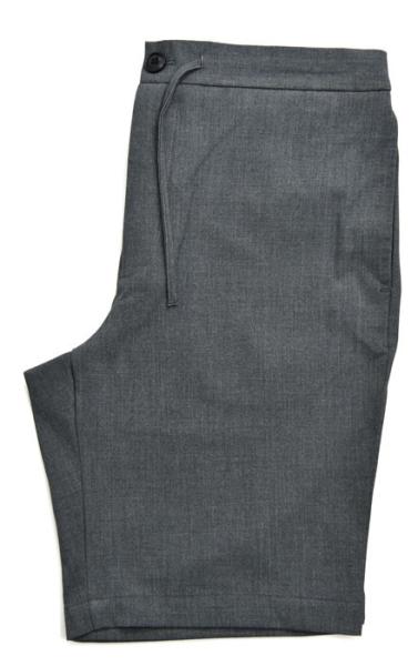 Fashion Custom Tailored Trousers Casual Shorts Deep Grey Rib Spring And Summer