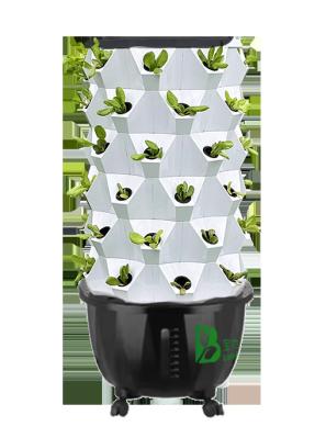 65L 6 Layer 48 Plant Holes Hydroponic Tower Drip System Customize The Layer Number for Efficiency