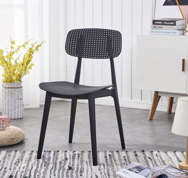 Nordic web celebrity dining chair modern simple book desk chair plastic household chair to negotiate leisure chair