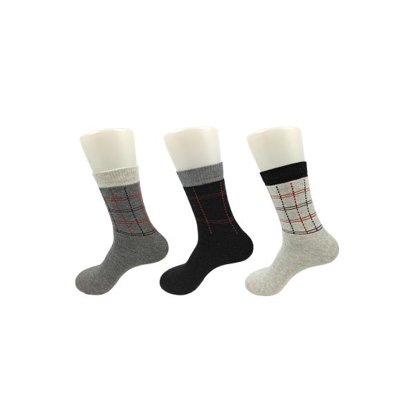Chaussettes noires de robe de coton de service d'OEM avec la fibre/cachemire/coton organique