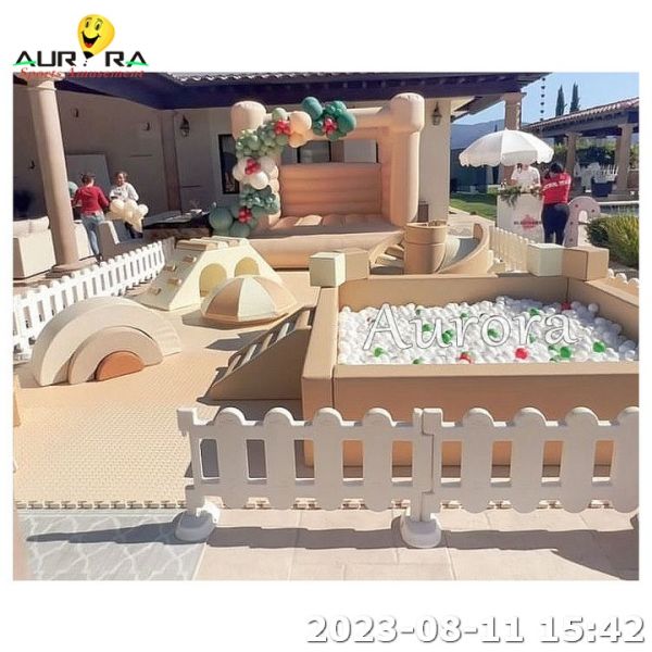 Outdoor Ball Pit Children Soft Play Sets Area Indoor Inflatable Bounce House