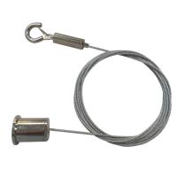 Kit de suspension de câble plafond monté système de pinceau de câble métallique pour les panneaux d'amortissement du son