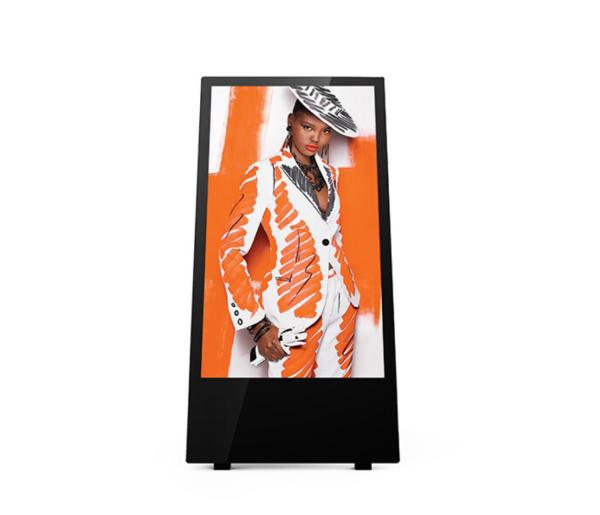 43 polegadas LCD Digital Poster portátil toque inteligente vertical LCD publicidade display HD integrado