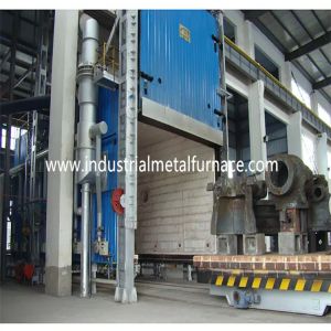 Автомобиля шестка тележки термической обработки печь 13000×2500×2000mm электрического нижняя