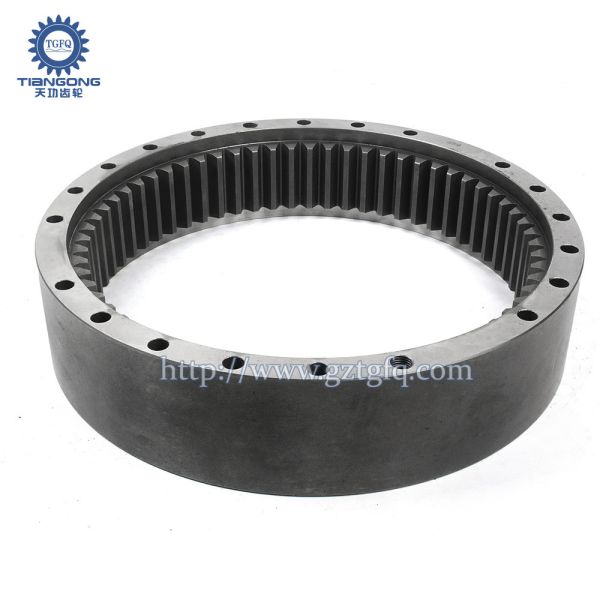 Couronne dentée de réducteur de translation d'excavatrice ZTAJ-00108 Matériaux de qualité industrielle de haute précision