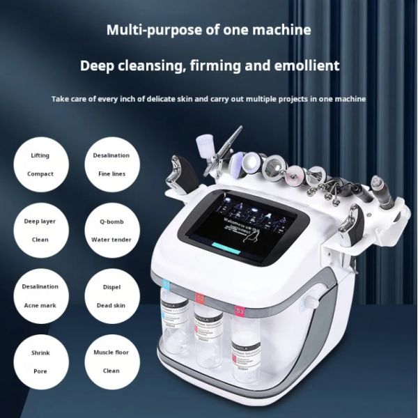 Facial Care Aqua Peel RF Oxygen Jet  Hydro Microdermabrasion Machine  For Deep Cleaning