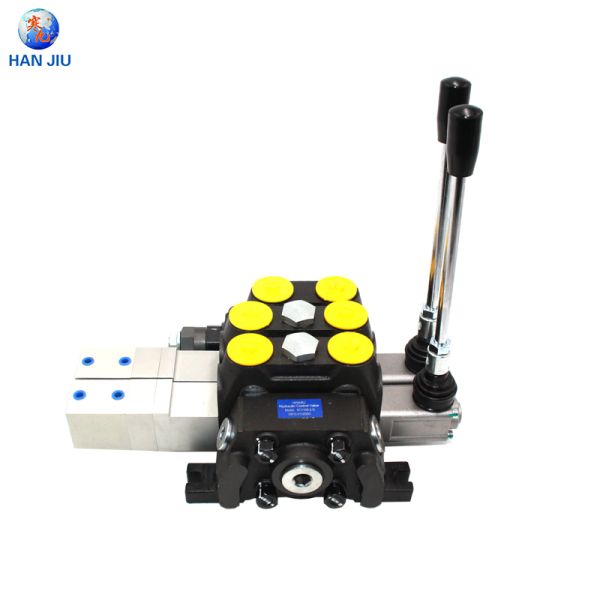 Hydraulic Needs Track Blender Sectional Valve Hydraulic Hand Lever Valve Pneumatic Control
