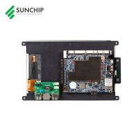 Android Embedded Board 7 Inch Touch LCD Display WiFi LAN BT com cor preta