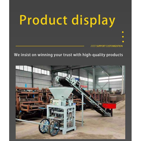 Easy Operation Block Making Machine for Hollow Bricks Concrete Bricks and Hole Bricks