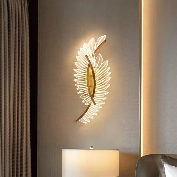 Modern Gold Designer Wall Lights For Bedroom Bedside Wall Sconce（WH-OR-125)