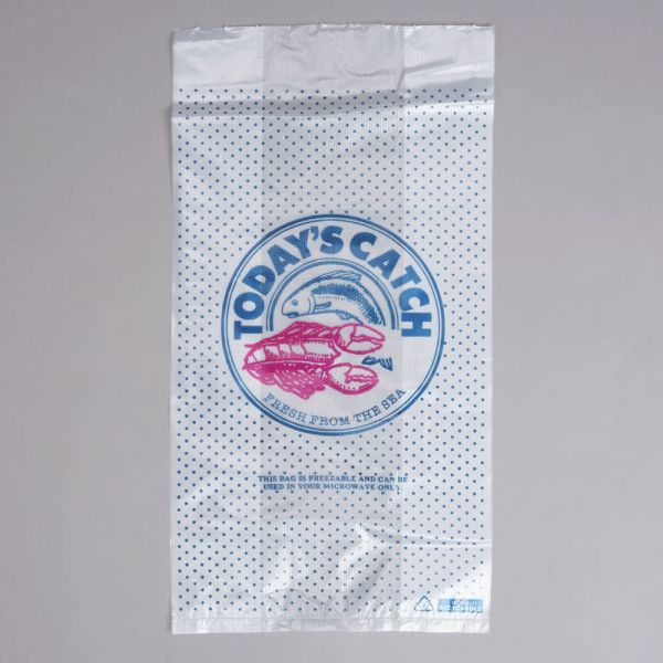 Seafood Clear Plastic Storage Bags , Clear Plastic Food Bags 7