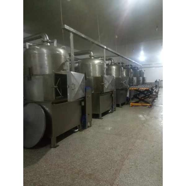 SS304 Material Vacuum Potato Chip Fryer Equipment 50kg-200kg Capacity PLC Control