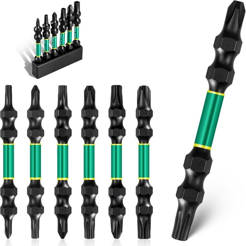 Heavy-Duty Hybrid Structural Bit | 2.5-Inch Reversible PH2/T25 Power Bit
