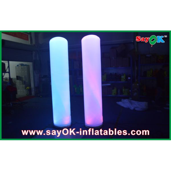 Lighting Tube Pillar Custom Inflatable Advertising Inflatable Column 2m Height