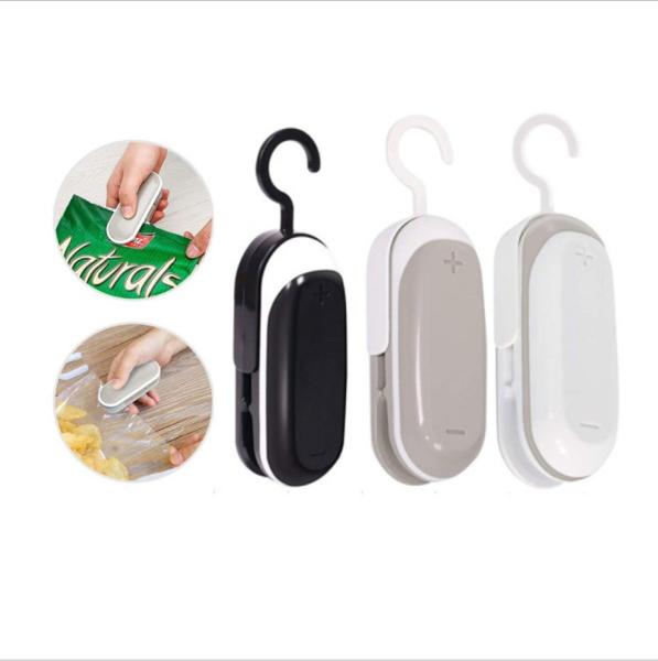 Mini máquina de vedação térmica para sacos de plástico portáteis de cozinha vedação a vácuo e melhorado