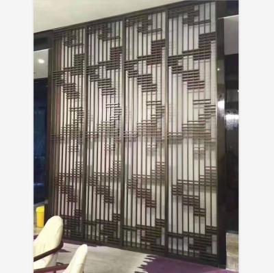 Divisor de quarto multifuncional de aço inoxidável para decoração de parede painel de fundo