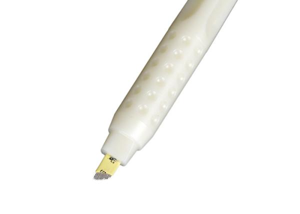 White Microblading Disposable Eyebrow Pen For Training / Permanent Makeup Eyebrow Tattoo