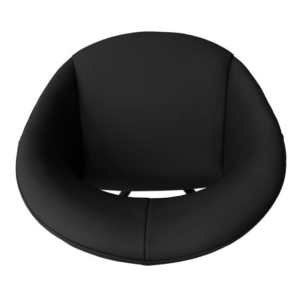 Elegant Modern Style Modern Swivel Dining Chairs 360° Revolving Silicone Leather