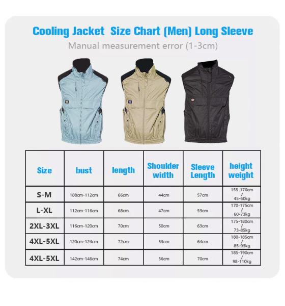 Turtleneck 7.2V Motorcycle Air Conditioning Vest Air Conditioned Cooling Jacket