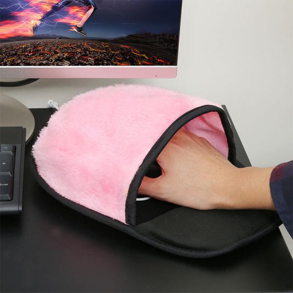 Washable USB Heated Mouse Pad Hand Warmer , Heated Mouse Mat ODM