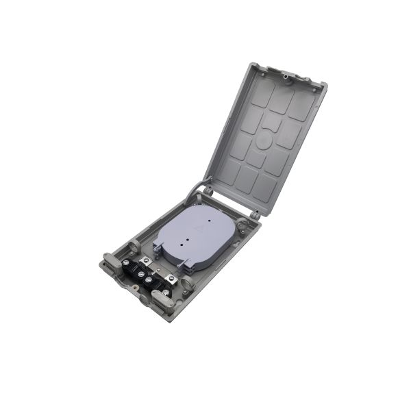Indoor IP54 12 Ports Outlet Plastic Fiber Optic Termination Box Fusion Splice MiniI Closure