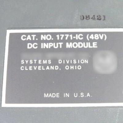 Modulo de entrada de corriente continua digital de 42-56 voltios Allen Bradley 1771-IC