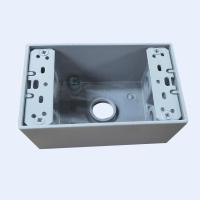 L'aluminium moulage mécanique sous pression le PVC qu'imperméable de boîte de conduit a enduit Grey Color 5 7 trous