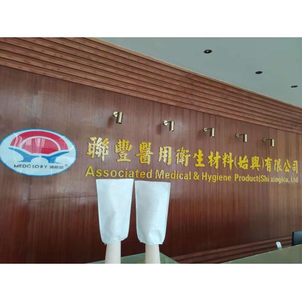 lacre ultrasónico elástico del guante disponible de 70g Rubberband Needlepunched