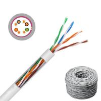 Cable RJ45 LAN Categoria 5e 24 AWG Gauge do condutor PVC Jacket para conectividade sem costura