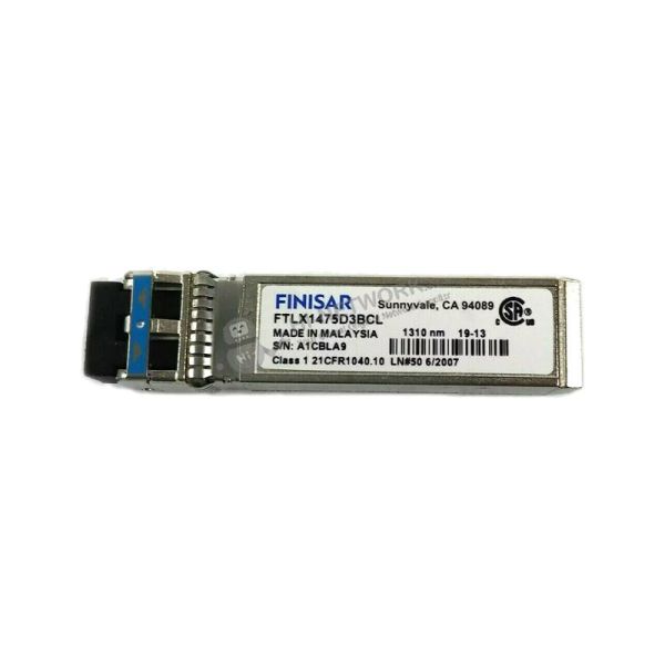 front-top-ftlx1475d3bcl-datasheet 10G Finisar SFP+ Module Transceiver FTLX1475D3BCL Digital Diagnostics Monitoring
