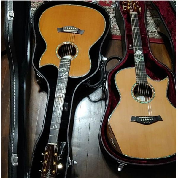 AAAAA all solid wood guitar customize right the best D shape right left handed acoustic electric guitar