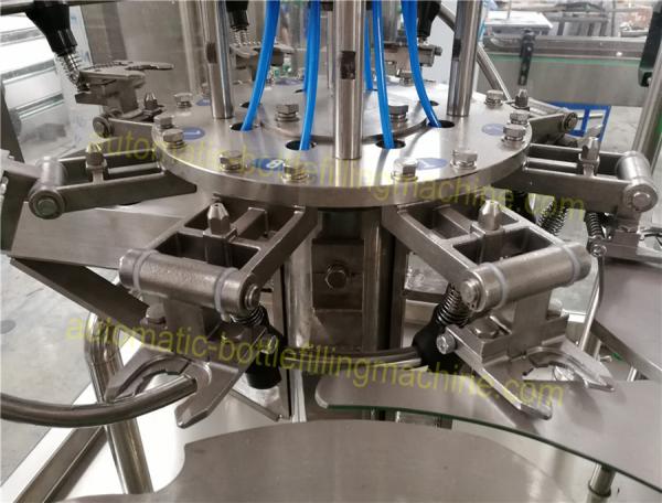Small Capacity Fully Automatic Bottle Filling Machines 3 In 1 For Still / Flavor Water CGF8-8-3