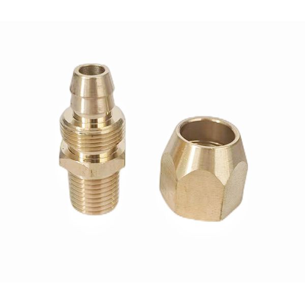Соединитель конца шланга доказательства корозии латунный для шланга для подачи воздуха полиуретана ID 1/4 дюймов