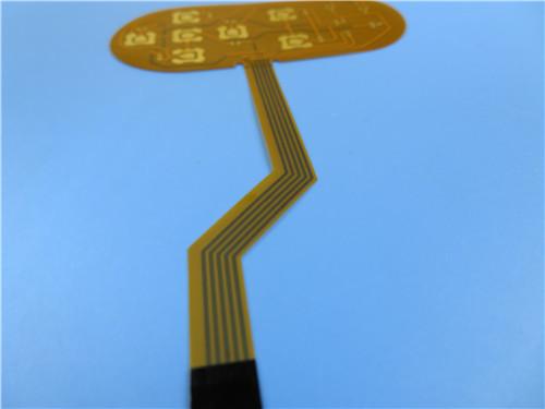 SF201 Polyimide Flexible PCB 1-layer 1mil FPC Built on Polyimide Film with Double Layer Structure