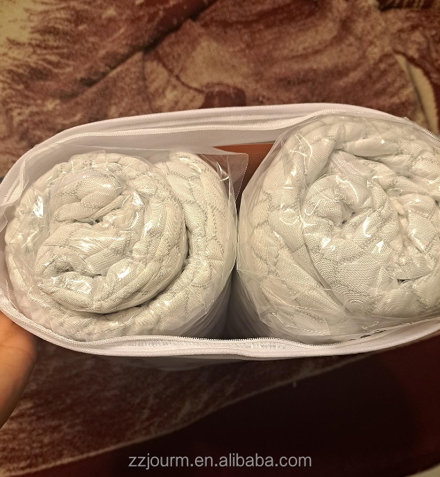 Cooling Gel Pillows for Sleeping Shredded Memory Foam Pillows 2 Pack Queen Size Firm Pillow