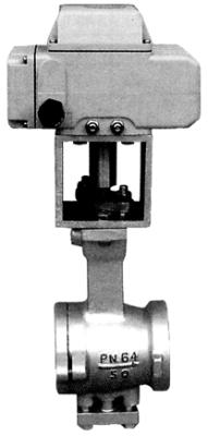 4-20mA DCLV Electric V Type Control Ball Valve Novel Structure Light Weight